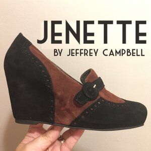 Vintage Jeffrey Campbell *JENETTE* Wedges, Size 9. Gently used. Gorgeous!!!
